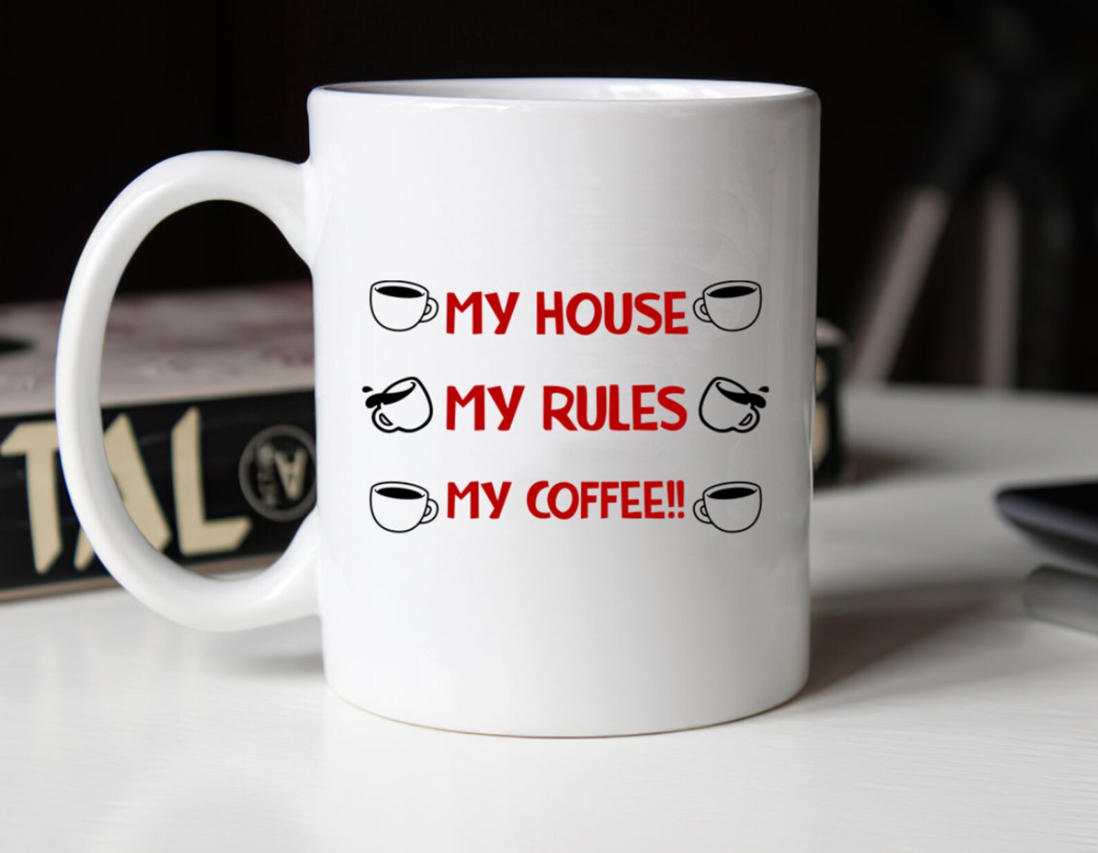 Knives Out Mug My House My Rules My Coffee Mug Movie Etsy
