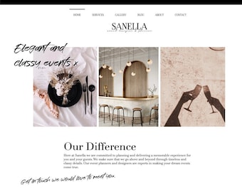 Sanella | Wix Website Template | Made for Small Businesses