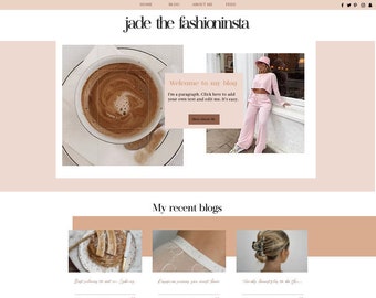 Jade | Wix Website Template | Made for bloggers