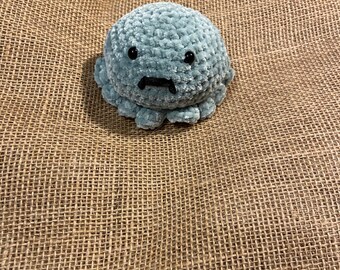 happy and angry squid plush