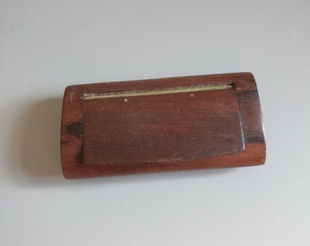 Antique 19th Century Wood Snuff Box