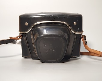 Custodia per fotocamera reflex vintage Praktica Nova da 35 mm in pelle adatta per MTL3 e Nova