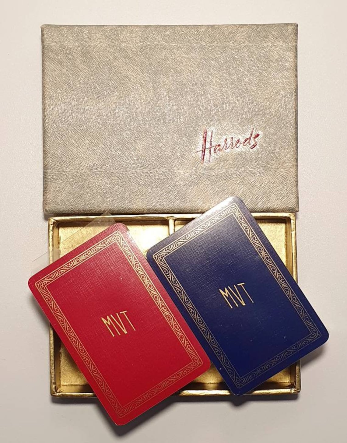 Vintage Harrods double deck of card Etsy