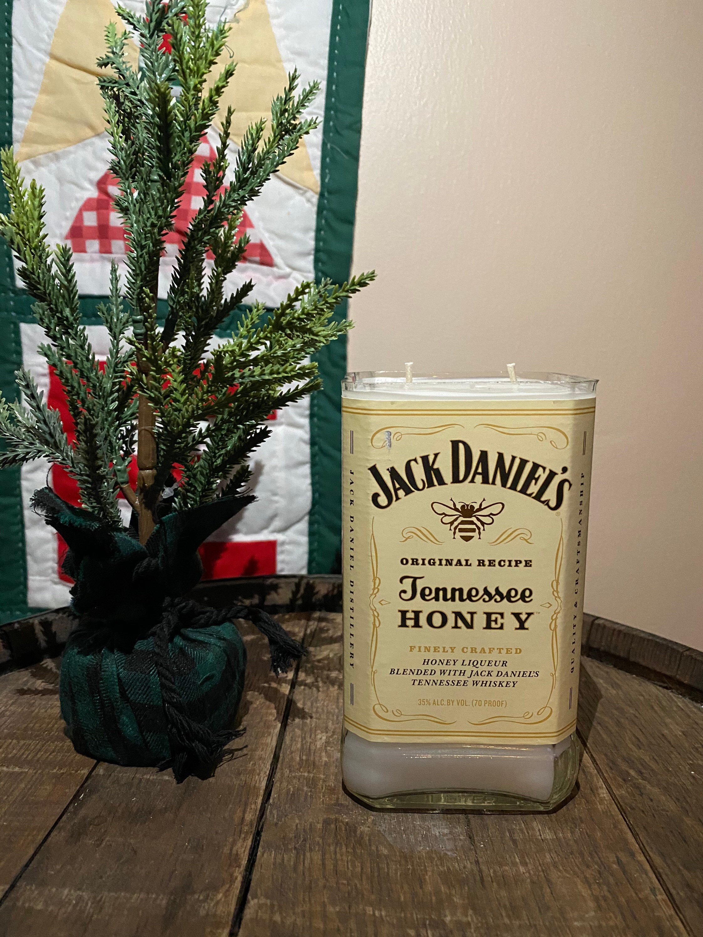 Jack Daniels Honey Two Wick Container Candle Etsy