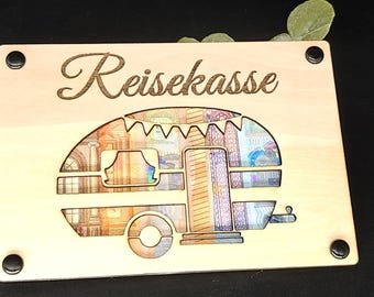 Money gift birthday wish fulfiller motorhome gift to give away for birthday Christmas money 15 x 10 cm