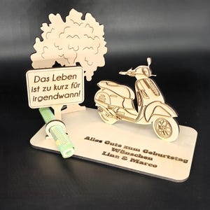 Regalo di compleanno in denaro | Esauditore di desideri regalo in denaro | Regalo di compleanno personalizzabile con nome