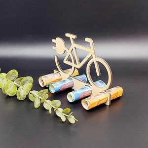 Money gift e-bike birthday money gift money gift coming of age gift for a birthday gift made of wood image 2
