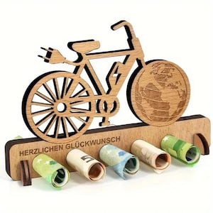 Geldgeschenk E Bike Geburtstag Geld Geschenk Geldgeschenk Volljährigkeit Geschenk zum Geburtstag Geschenk aus Holz