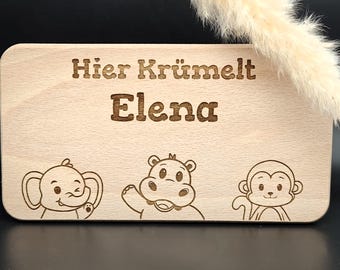 Breakfast board personalized Board personalized, engraved board Snack board Cutting board made of wood Breakfast board Wooden board