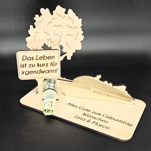 Geburtstag Geld Geschenk | Geldgeschenk Wunscherfüller | Personalisierbares Geschenk zum Geburtstag mit Namen