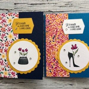 フランスの手作り母の日カード、Carte en français pour la fête des mères、おしゃれな友人へのカード