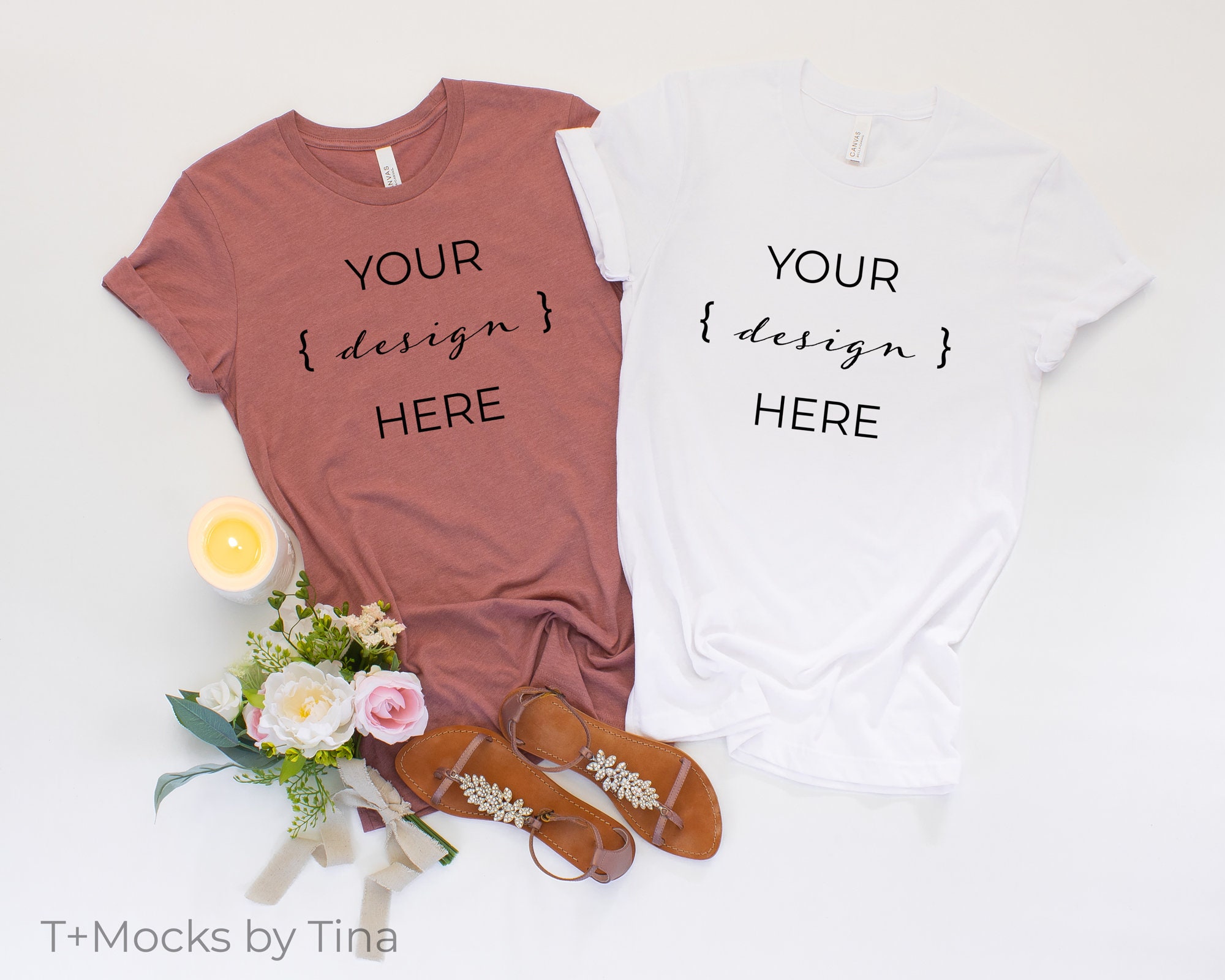 Bridal Bachelorette Party T-Shirt Mockup Bella Canvas | Etsy