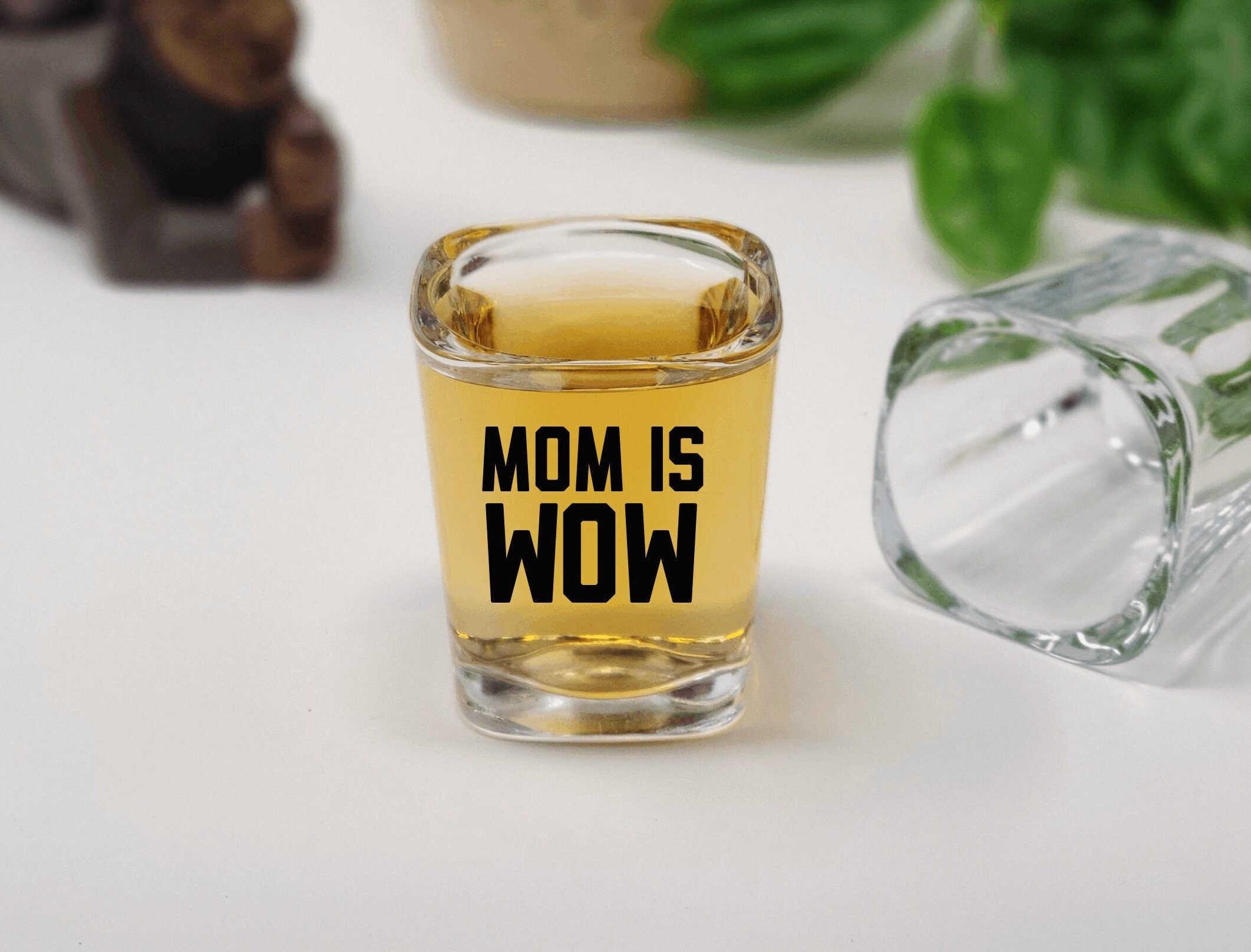 Gifts for Senior Citizens - Gifts for Elderly Men and Women -  Gifts for Grandfather and Grandmother - Gifts for Older Men and Women -  White Shot Glass: Shot Glasses