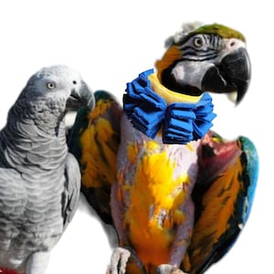 Soft Bird Fringe Neck Collar for Macaw Parrots