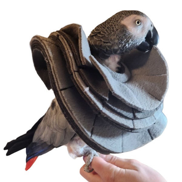 Soft Bird Collar for Congo African Grey Parrots