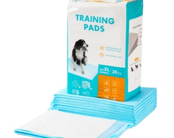 Heavy Duty Training Puppy Pads, Super Thick, Anti-side Leaking, Long-lasting Water Lock, Super Soft Cotton Cover