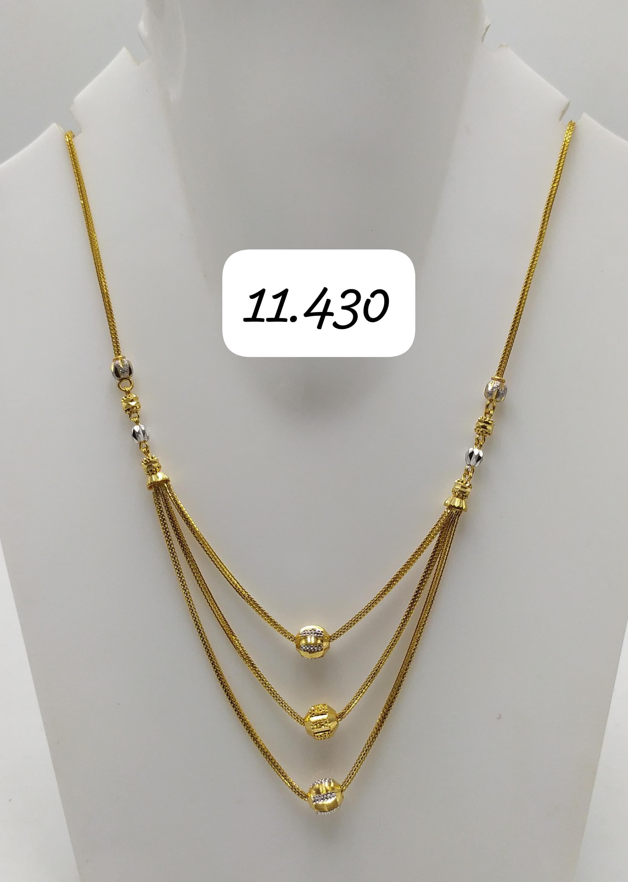 Gold chain design for female with price discount
