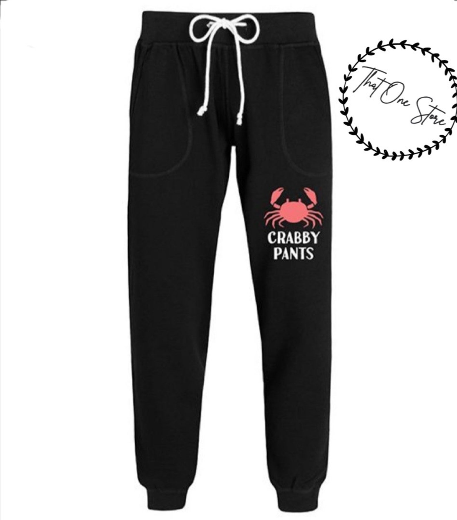 Crabby Pants pantalons de survêtement joggeurs humour drôle Etsy