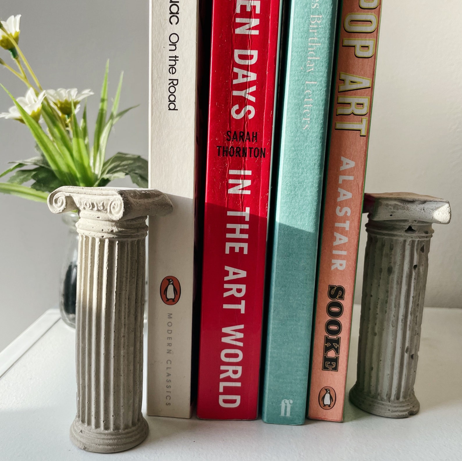 Concrete Ancient Greek Column Bookend Greek / Roman Pillar Etsy UK