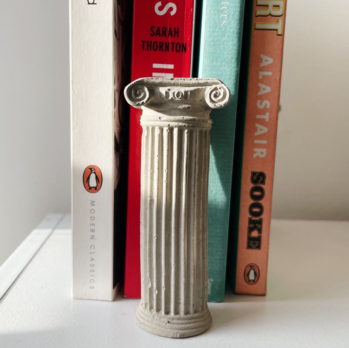 Concrete Ancient Greek Column Bookend Greek / Roman Pillar Etsy UK