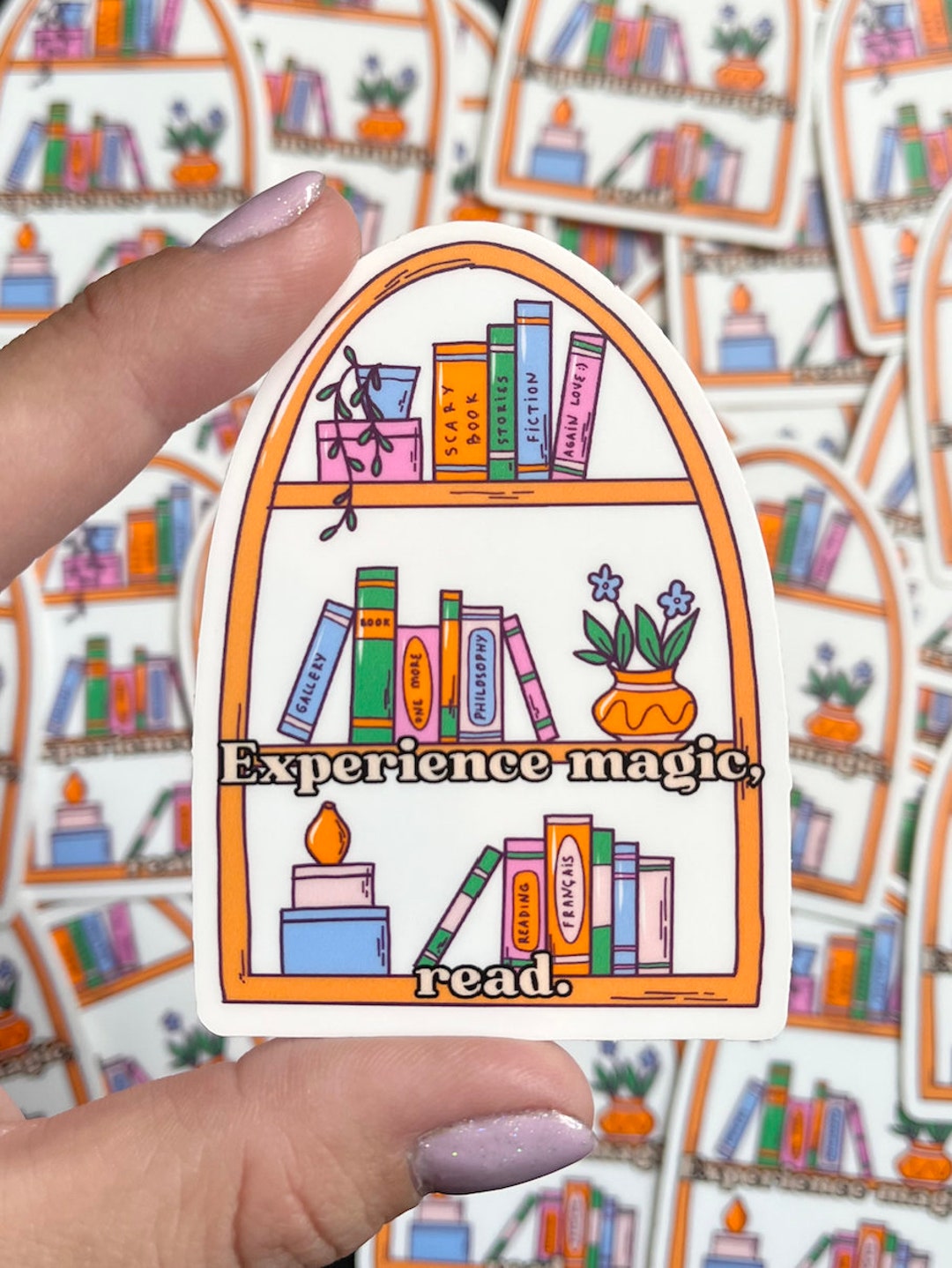 Read Beyond Sticker Experience Magic, Read Sticker - Etsy