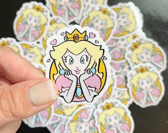 Princess Peach Sticker - Etsy