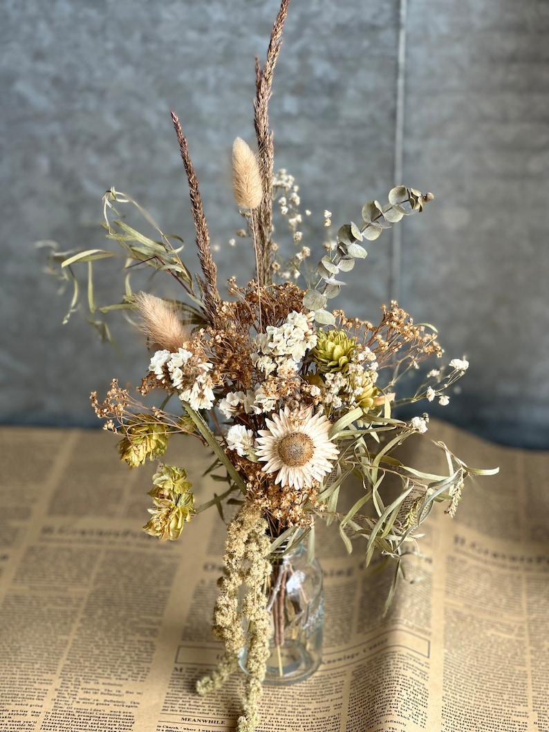 Boho Dried DIY Flower Craft Box, Mixed Dried Flowers, Cake and Table Decor, Bud Vase Flowers, Craft Supply, Resin Art, Natural Real Flowers image 1