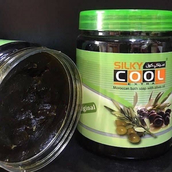 Silky Cool Extra – Moroccan With Olive Oil Black Soap – 300g