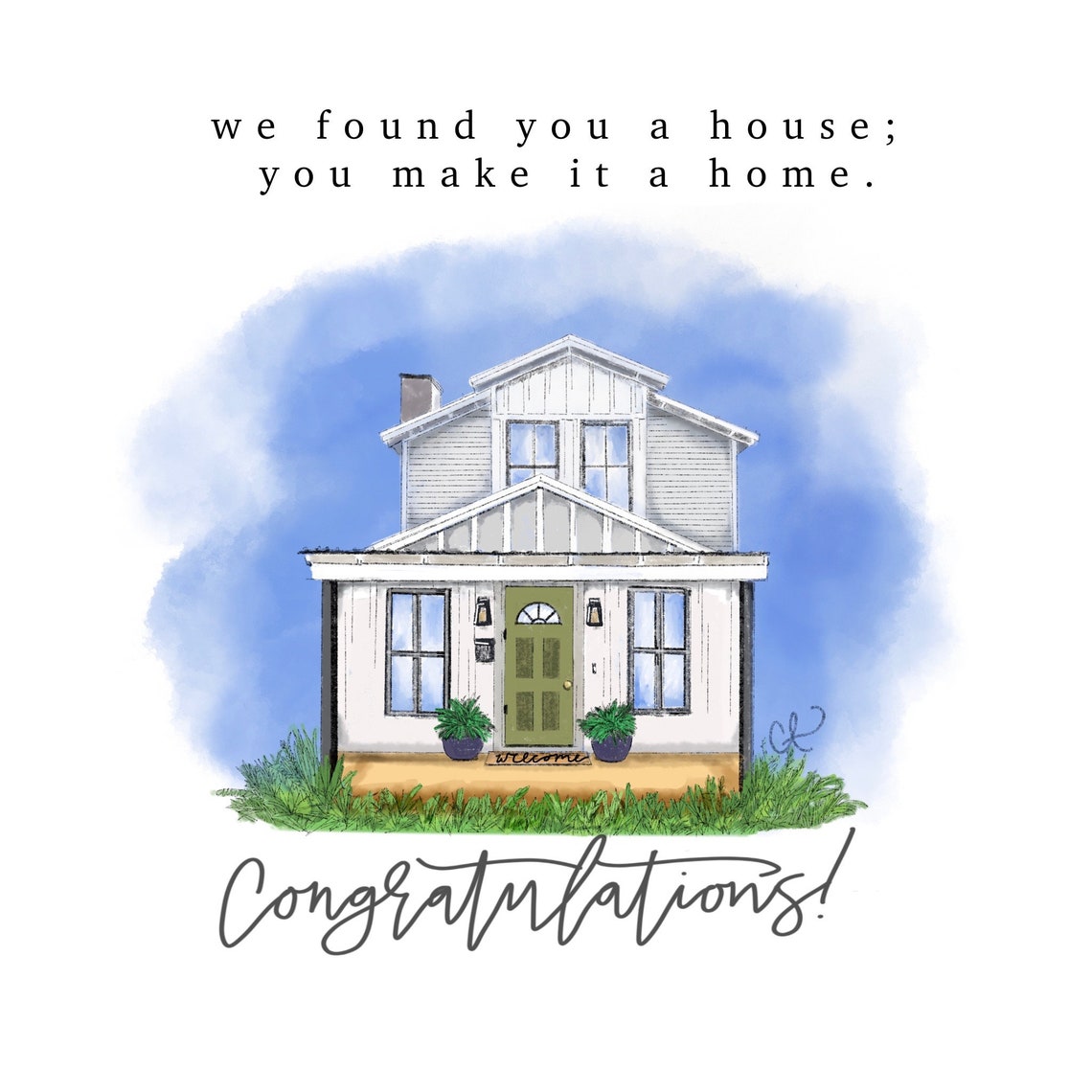 Realtor Appreciation Card New Home Thank You Etsy