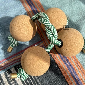 Soft Wood Cork Asalato: Muted Practice Percussion Instrument (Set of 2) "practice mute instruments"、"silent practice percussion"