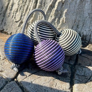 Knitted Asalato &#39;Mute&#39; for practice (Set of 2!) African Percussion Instrument Handmade - African Shaker - Best seller- Perfect Gift