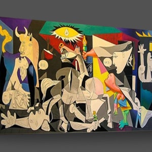 Canvas Expressions: Captivating Artwork - Elevate Your Space with Unique Creativity - Guernica Travelers Famous Art