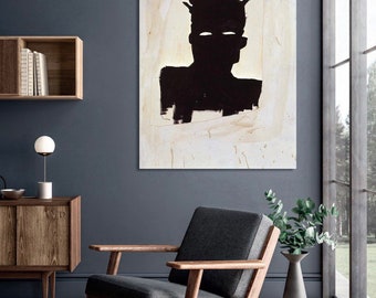 JMB Style Canvas Art: Neo-Expressionism Wall Decor