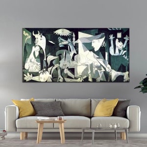 Canvas Expressions: Captivating Artwork - Elevate Your Space with Unique Creativity - Guernica Travelers Famous Art