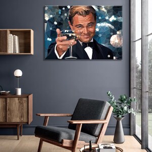 The Great G Wall Art  Leo DiC Poster  Great G Party Wall Decor Canvas Free Shipping Highest Quality Life Time Warran