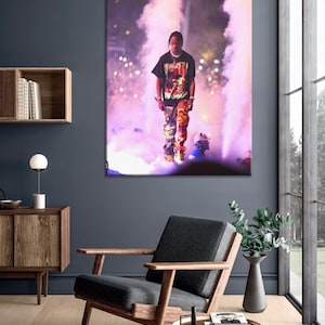 Travis Scott Konzert Motivation Erfolg Leinwand Wand Kunst Sammlung für Home Office Kostenloser Versand Höchste Qualität Lebenszeit Garantie