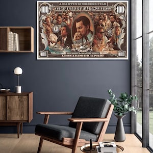 Wolf der Wall Street Wandbild Motivation Erfolg Leinwand Wand Kunst Sammlung für Home Office Kostenloser Versand Höchste Qualität Lebenszeit Garantie