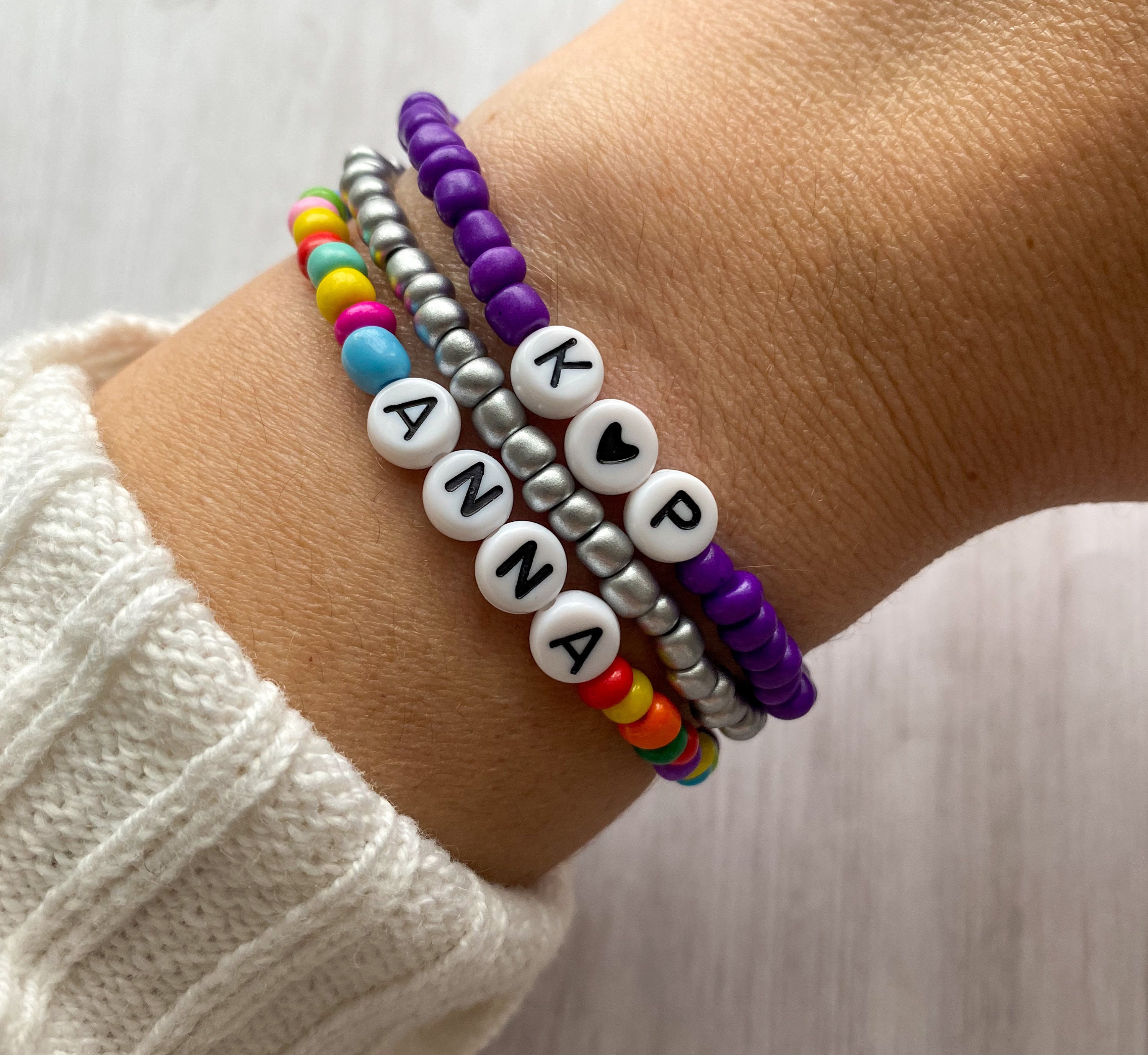 Beads How To Make Name Friendship Bracelets Beaded Friendship Name