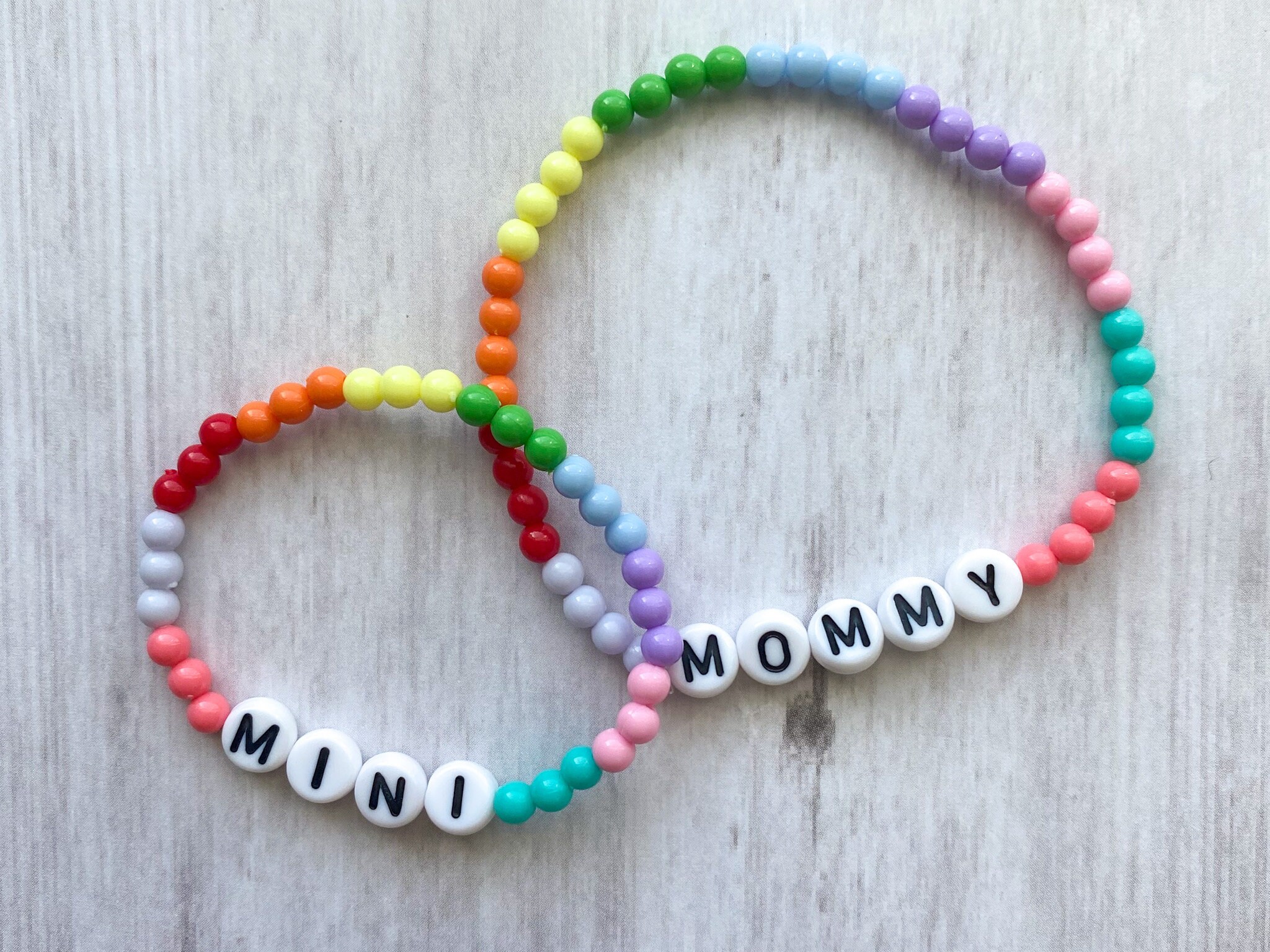 Mommy and Me Bracelet First Day of School Bracelet Mother Etsy