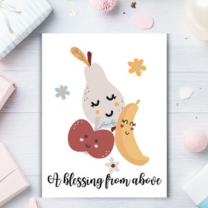 Afdrukbare babywenskaart | Gefeliciteerd nieuwe baby | Digitale babyshowerkaart downloaden | Schattige babykaart voor jongen/meisje | Nieuwe kaart voor ouders