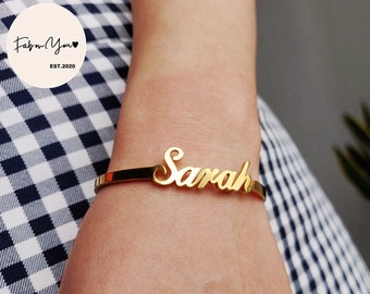 Personalised Glamorous Name Bracelet• Memorial Bracelets • Personalized Remembrance Bracelet • Perfect for Minimalist Look • Gift for Her