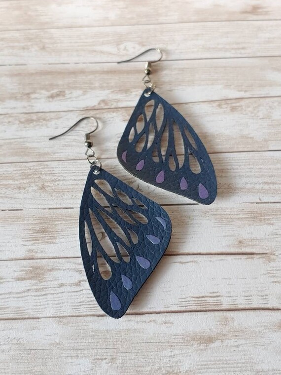 Monarch butterfly 2024 wing earrings