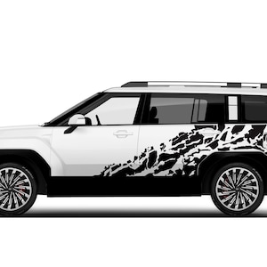 Nightmare skull decals stickers vinyl graphic design compatible with Hyundai Santa Fe 2019 - Present