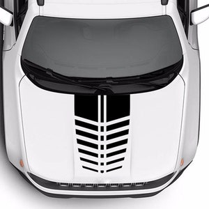 Elevate Centerline Hood Graphics Decals Stickers Vinyl compatible with Jeep Renegade