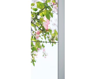 Home Garden Fridge Door Decal -  Refrigerator Vinyl Sticker Design Fridge Wrap decor -  change your Old Refrigerator door design Wrap