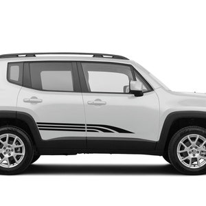 Lower Triple Lines Stripes Decals Stickers Graphics Vinyl compatible with Jeep Renegade