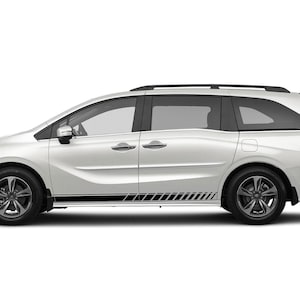 Sticker bandes sport pour portières, vinyle adhésif design graphique compatible avec Honda Odyssey