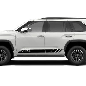 Mountain Stripe Decal Sticker Compatible with Toyota Sequoia 2008 - 2023