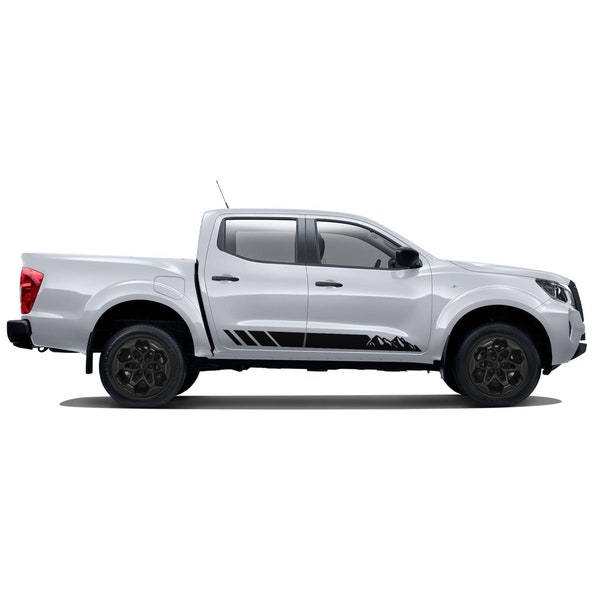 Berge Streifen Grafik Aufkleber Sticker Vinyl kompatibel mit Nissan Navara