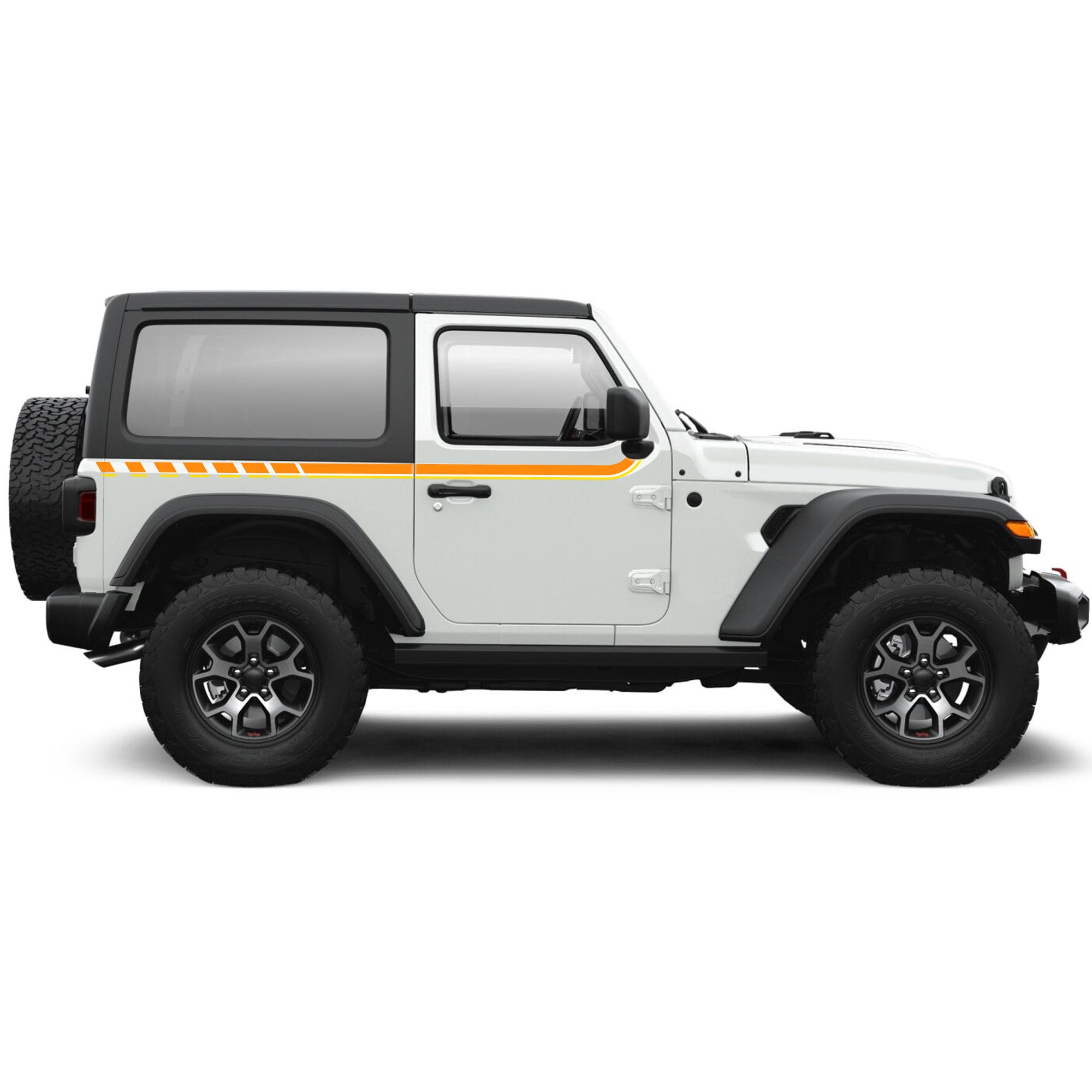 Upper Body Side Stripes Graphics Decals Compatible With Jeep - Etsy UK